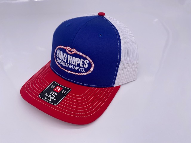 King Ropes Richardson 112 trucker cap in Red / White / Blue